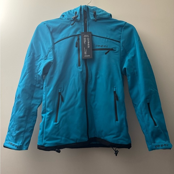 PINFIN Blue Hooded Alpha Series Jacket - Picture 1 of 8